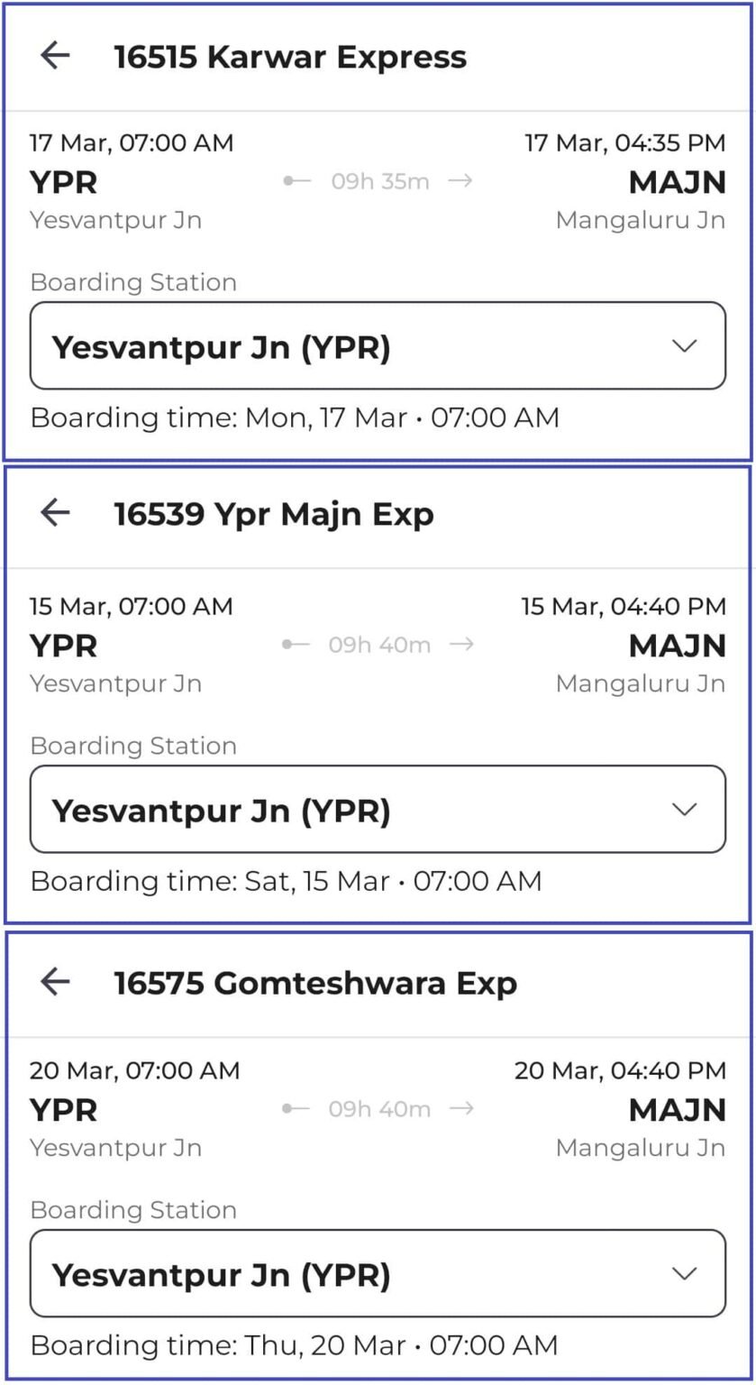 Vistadome Train Bangalore to Mangalore - Fare, Timings & Booking
